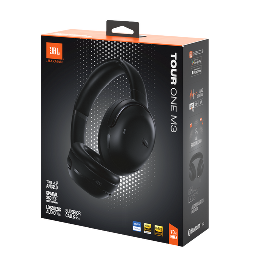 JBL Tour One M3 - Black - Wireless over-ear Noise Cancelling headphones - Detailshot 15